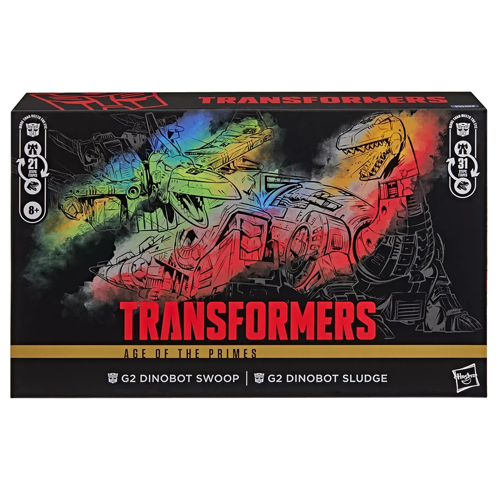 Original NEW Hasbro Transformers Age of the Primes Swoop and Sludge (G2 Universe) 2-Pack-Set 21.5cm Action Anime Figure Toys
