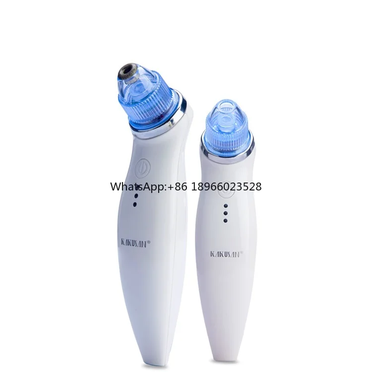 Blackhead Vacuum Remover with 4 Interchangeable Beauty Heads Face Pimple Sucker Pore CleanerComedone Acne Suction Extractor