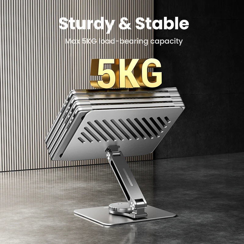 UGREEN Laptop Stand For Macbook Air Pro Laptop Support Macbook Pro Aluminum Vertical Notebook Stand Tablet Stand Laptop Holder - Image 3
