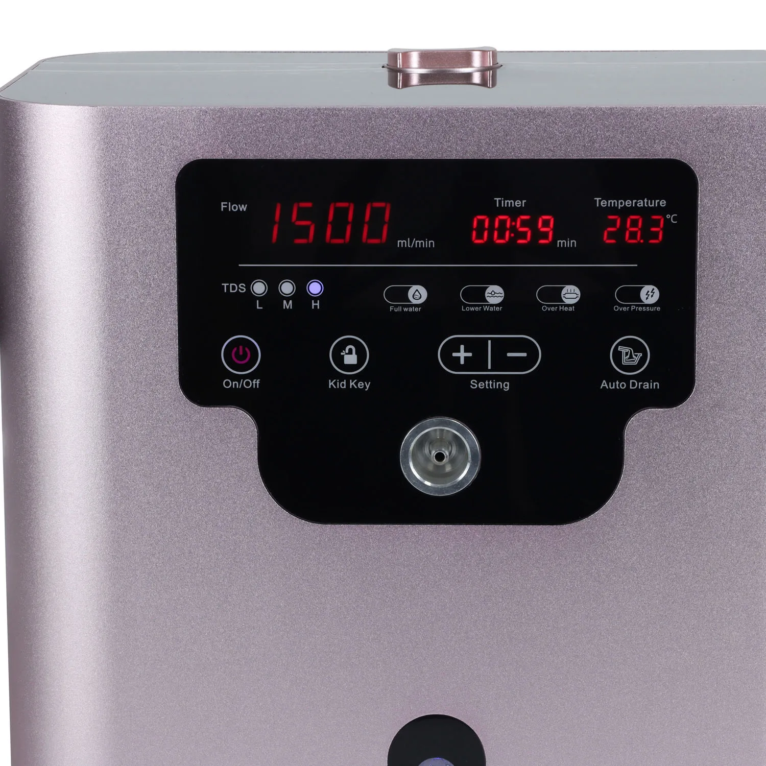 Suyzeko 1500ML Oxygen&Hydrogen Generator Device Hydrogen Inhalation Machine Low Noise 99.99% Hydrogen Water Generator Ionizer