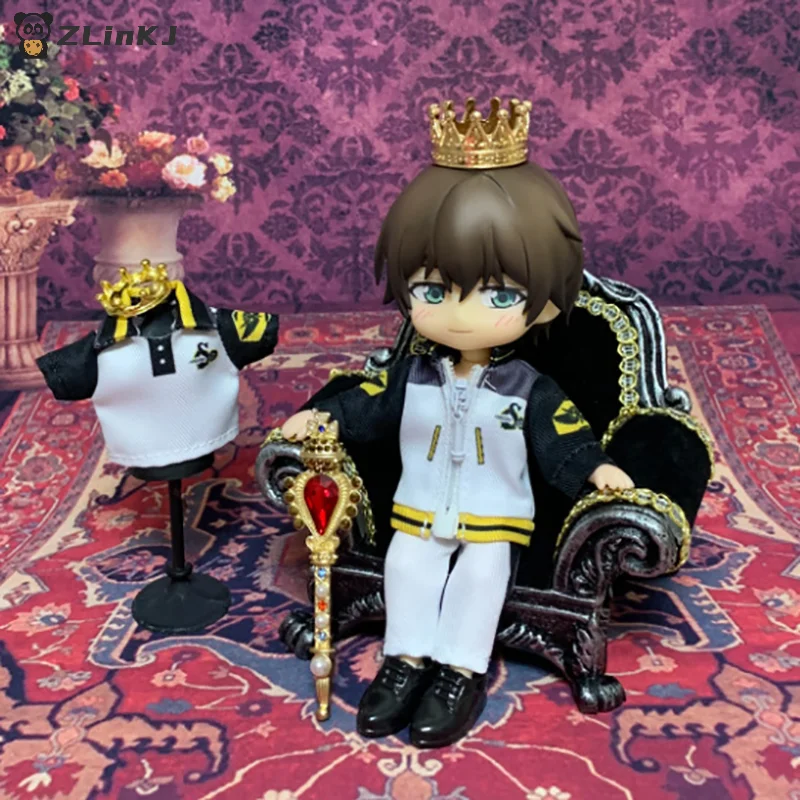 ▶ 1 szt. Modna Metalowa Mini Korona dla Lalek Dziecięca Księżniczka Cesarzowa Ozdoba na Głowę do Domku dla Lalek Prezent Zabawka