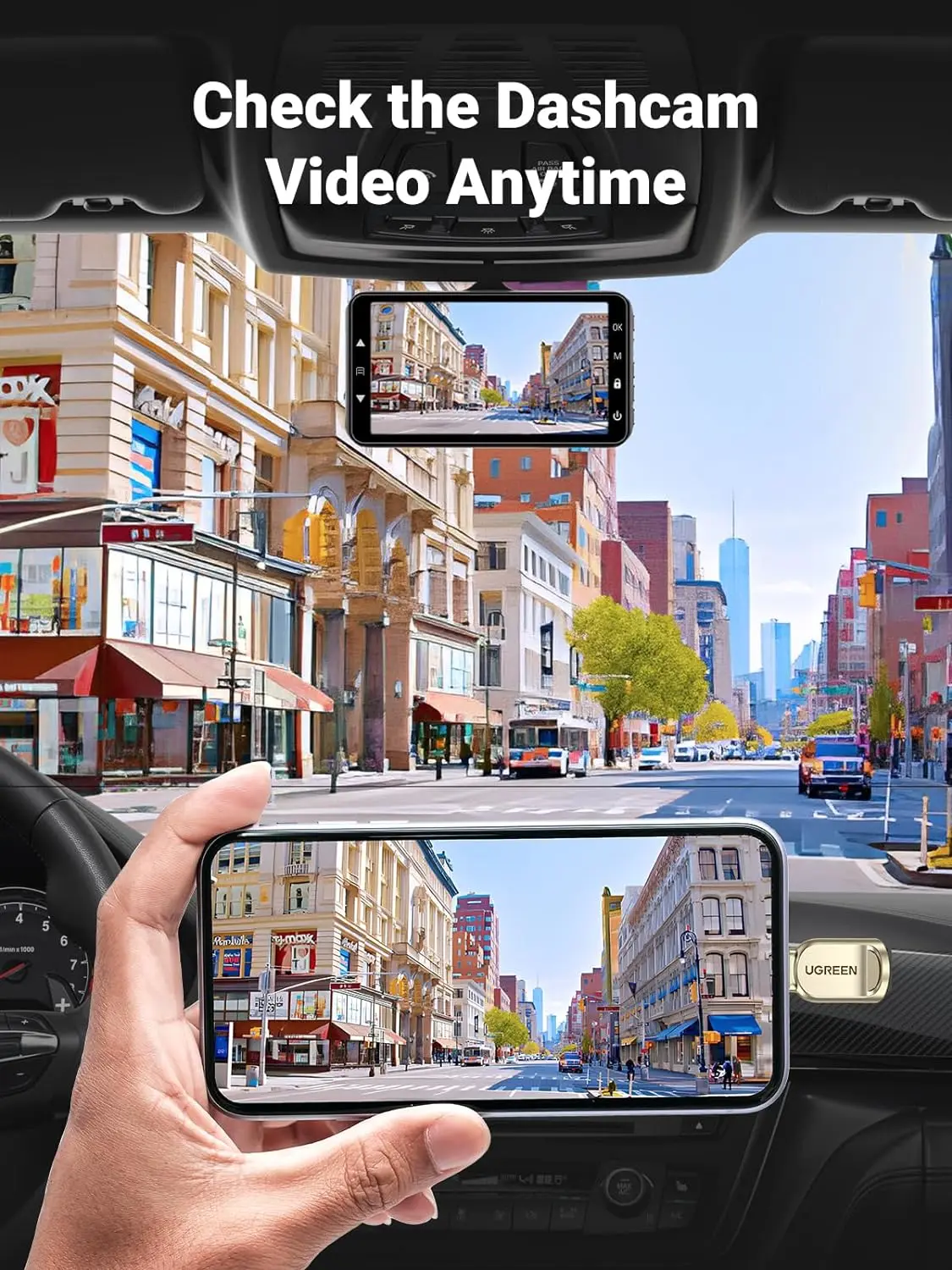 UGREEN USB C マイクロカードリーダー、亜鉛合金製外部ポータブルSDカードリーダー付きType C - マイクロカードアダプター