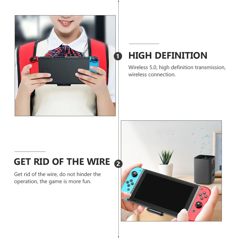 

Audio Adapter Wireless Transmitter Receiver Signal Tablet Type C USB Gaming HD Speaker Connection Stereo System