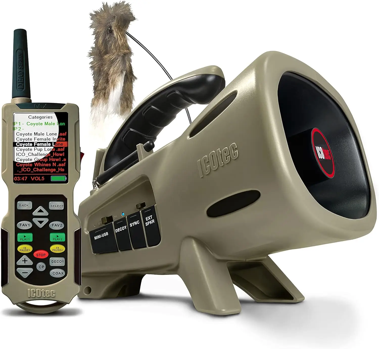 

Icotec Outlaw+ Professional Predator Call/Decoy Combo с Bluetooth