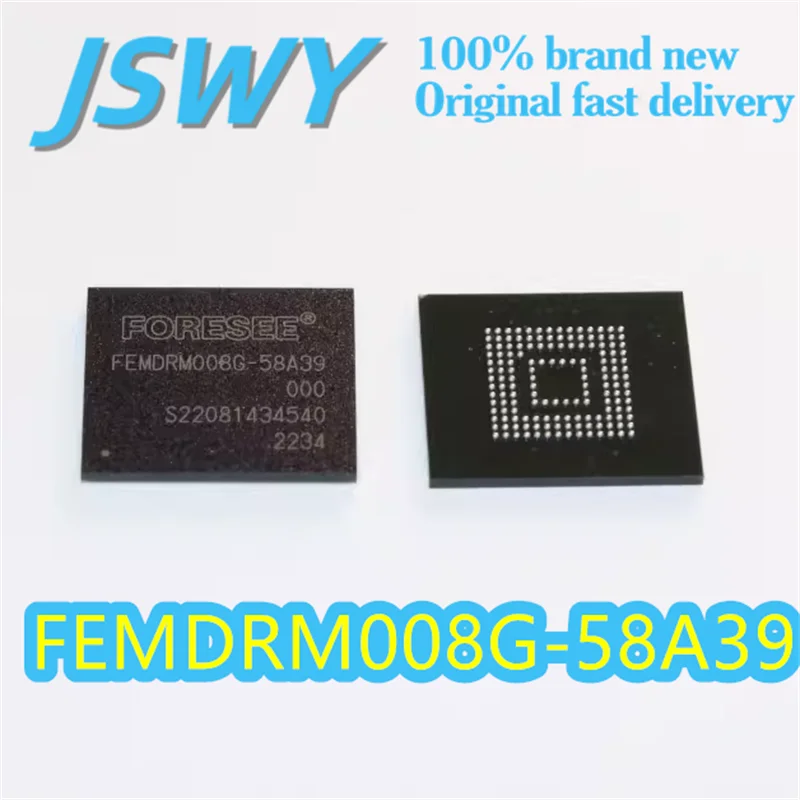 

(5/10 pieces) FEMDRM008G-58A39 FEMDRM008G BGA-153 New original chip Industrial grade memory Spot delivery fast