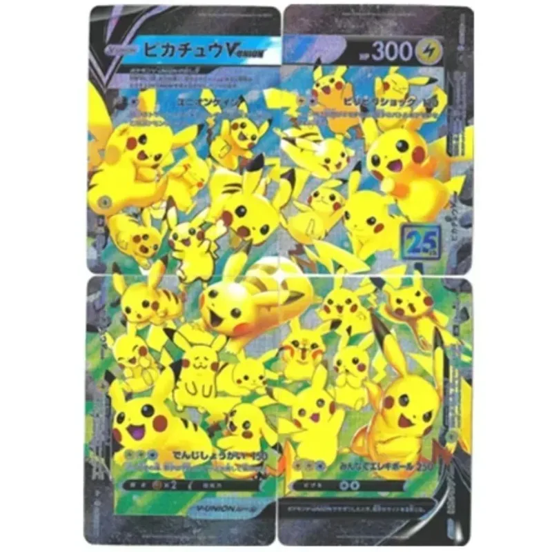 

Pikachu Charizard 40pcs/set 25th Anniversary Japanese Refractive Collection Card Celebration Comic Kids Toy Card Game Toys Gifts