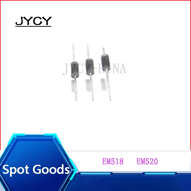 EM518 DO-41 EM520 NEW High diodo pressure rectifier tube straight plug EM518 DO-41 EM520 original diode 1A 2000