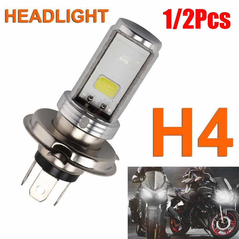 للدراجات النارية H4 6500K LED Hi/Lo Beam الجبهة ضوء لمبة السوبر مشرق المصباح