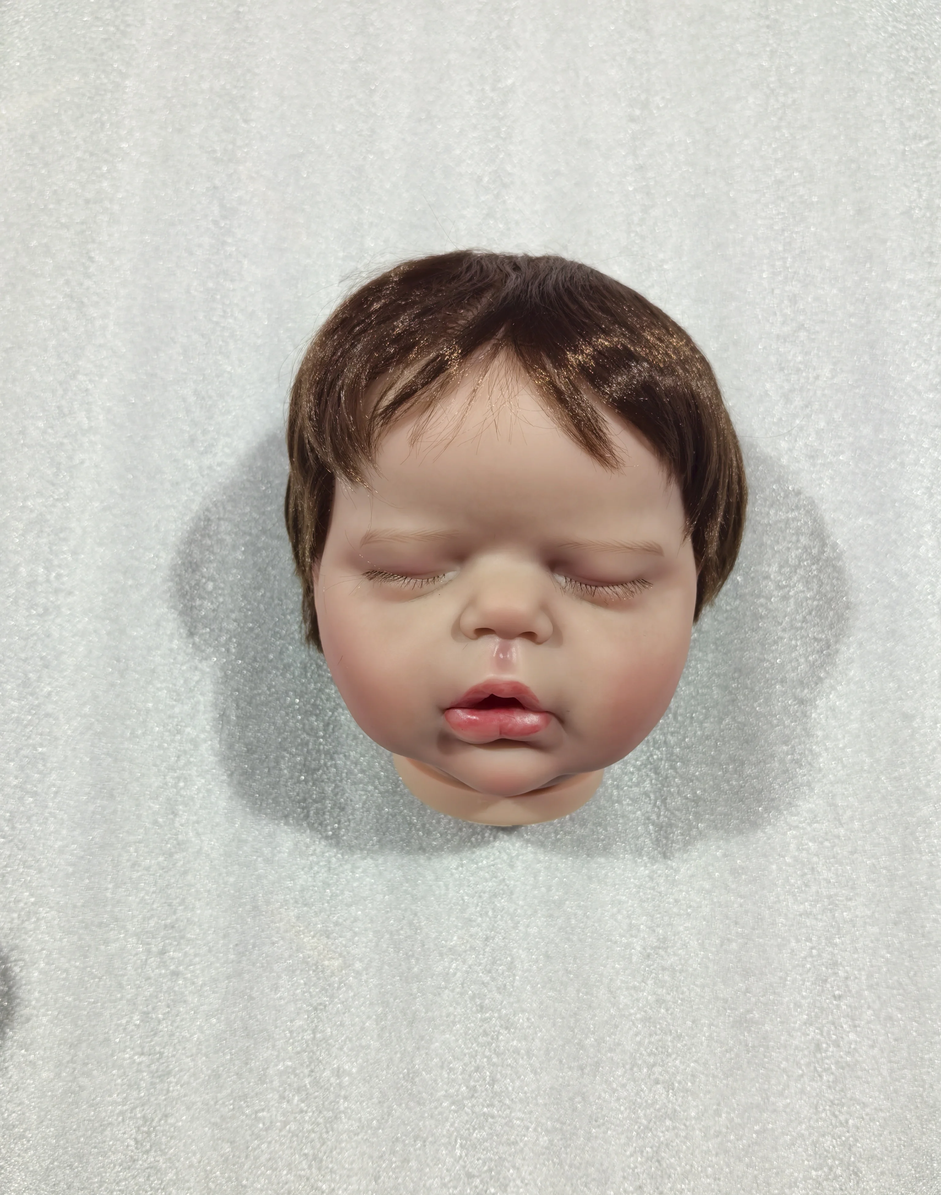 NPK 22 Inch Alexis Lifelike Unfinished Reborn Doll Kit - Painted Doll Parts with Hand Root Hair for Collectors And Craftsmen