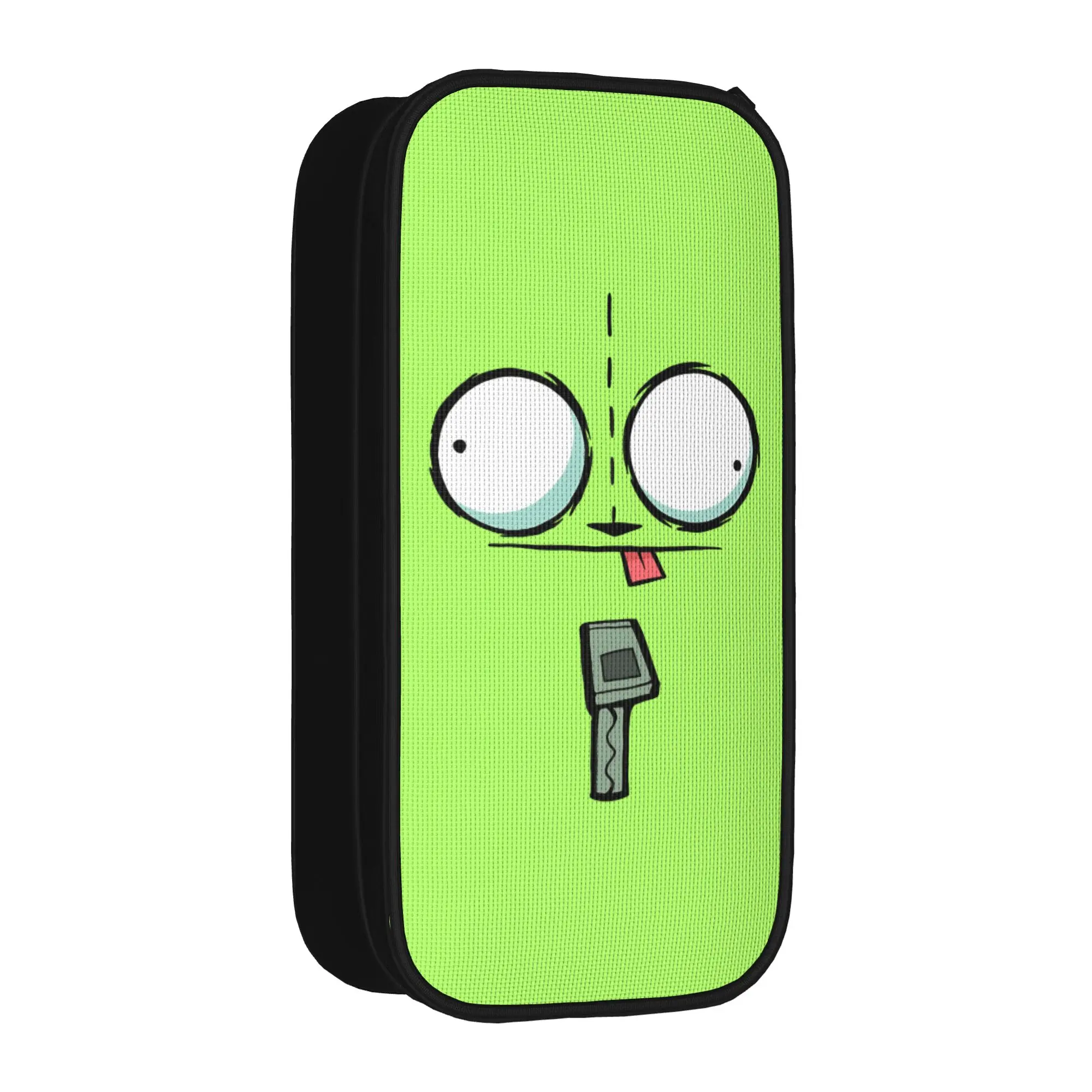 Gir Invaders Zim Cartoon Pencil Cases New  Pen Bag Girls Boys Large Storage School Supplies Gifts Pencilcases