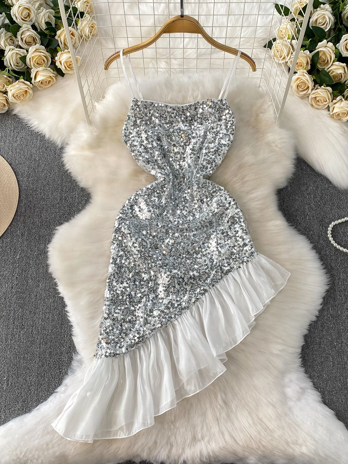 Ele Iny Sequin Stra… - image