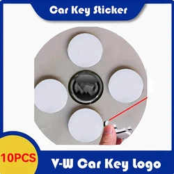 10pcs/Lot 10MM 12MM 14MM VW Crystal Emblem Logo Sticker for VW For Volkswagen New Flip Remote Car Key & Smart Keys KEYDIY VVDI