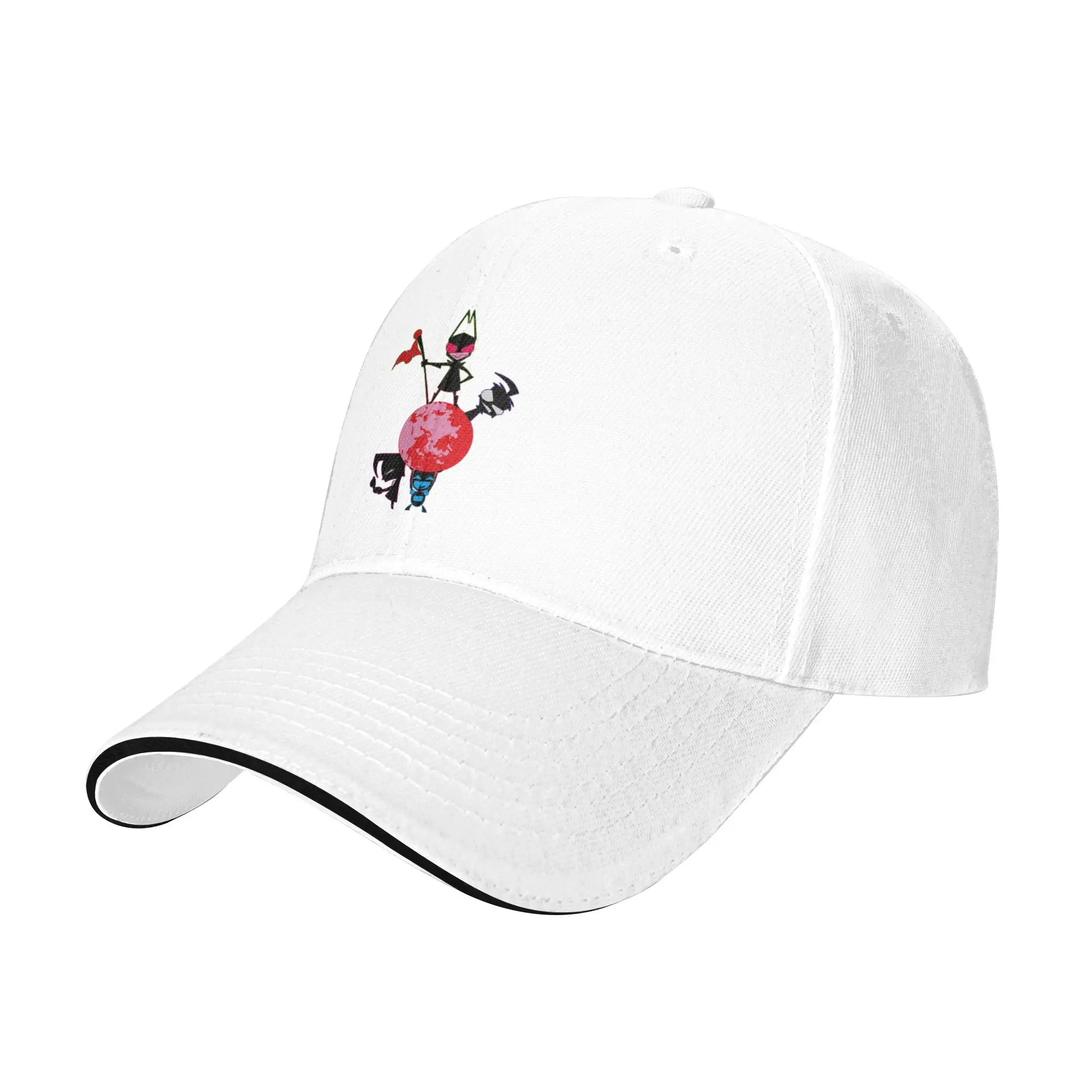 Invader Zim Baseball Caps Vintage Cartoon Characters Sandwich Hats Men Women Adjustable Dad Hat Workouts
