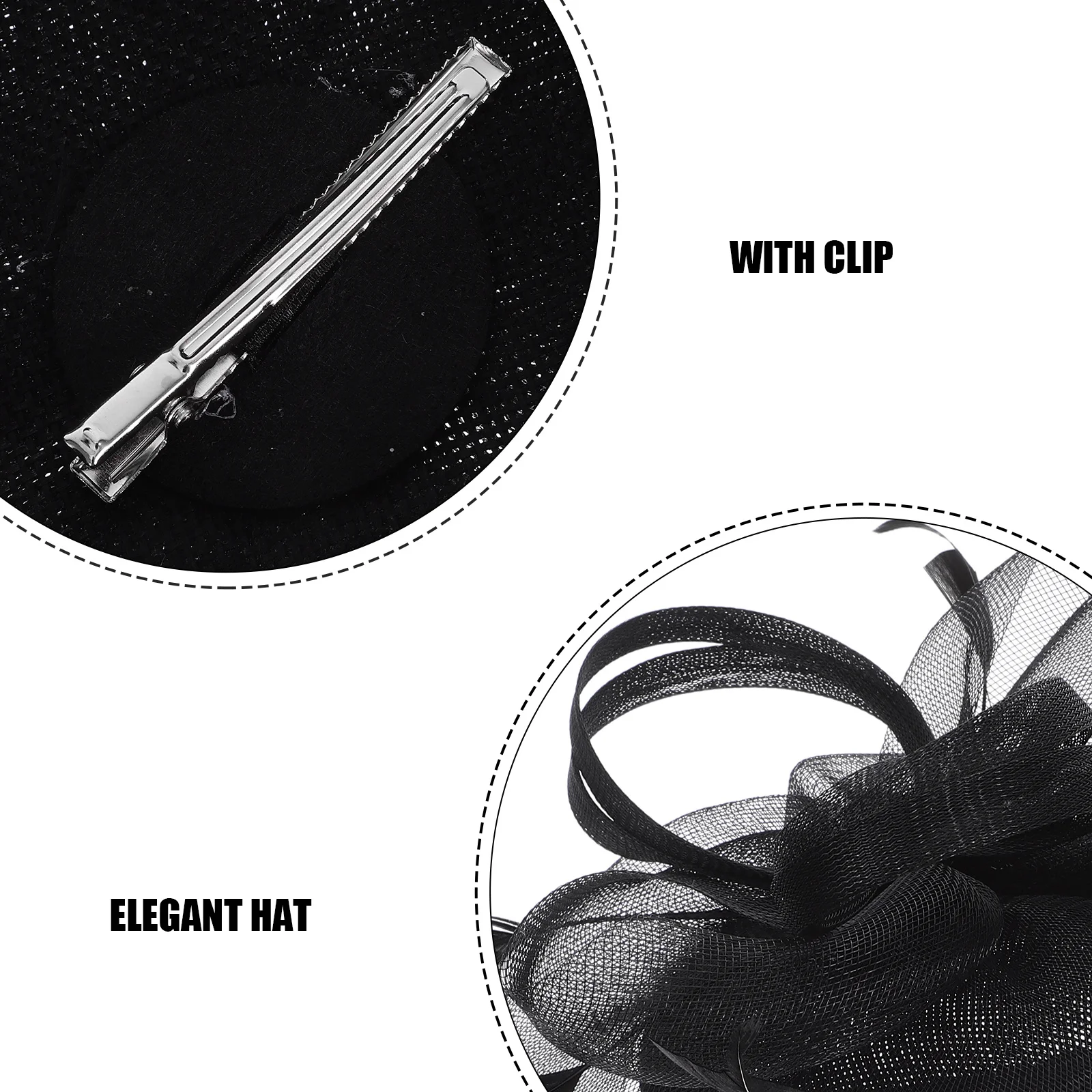 قبعة عقال نسائية أنيقة بنمط شبكي من الشاش خفيفة الوزن ومريحة لحفلات الزفاف والولائم والملابس اليومية