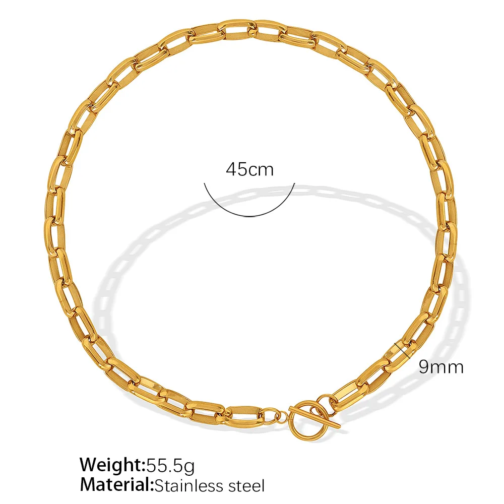 أزياء أوروبية وأمريكية، مجموعة سوار وقلادة فاخرة وخفيفة الوزن مبالغ فيها وشخصية #5