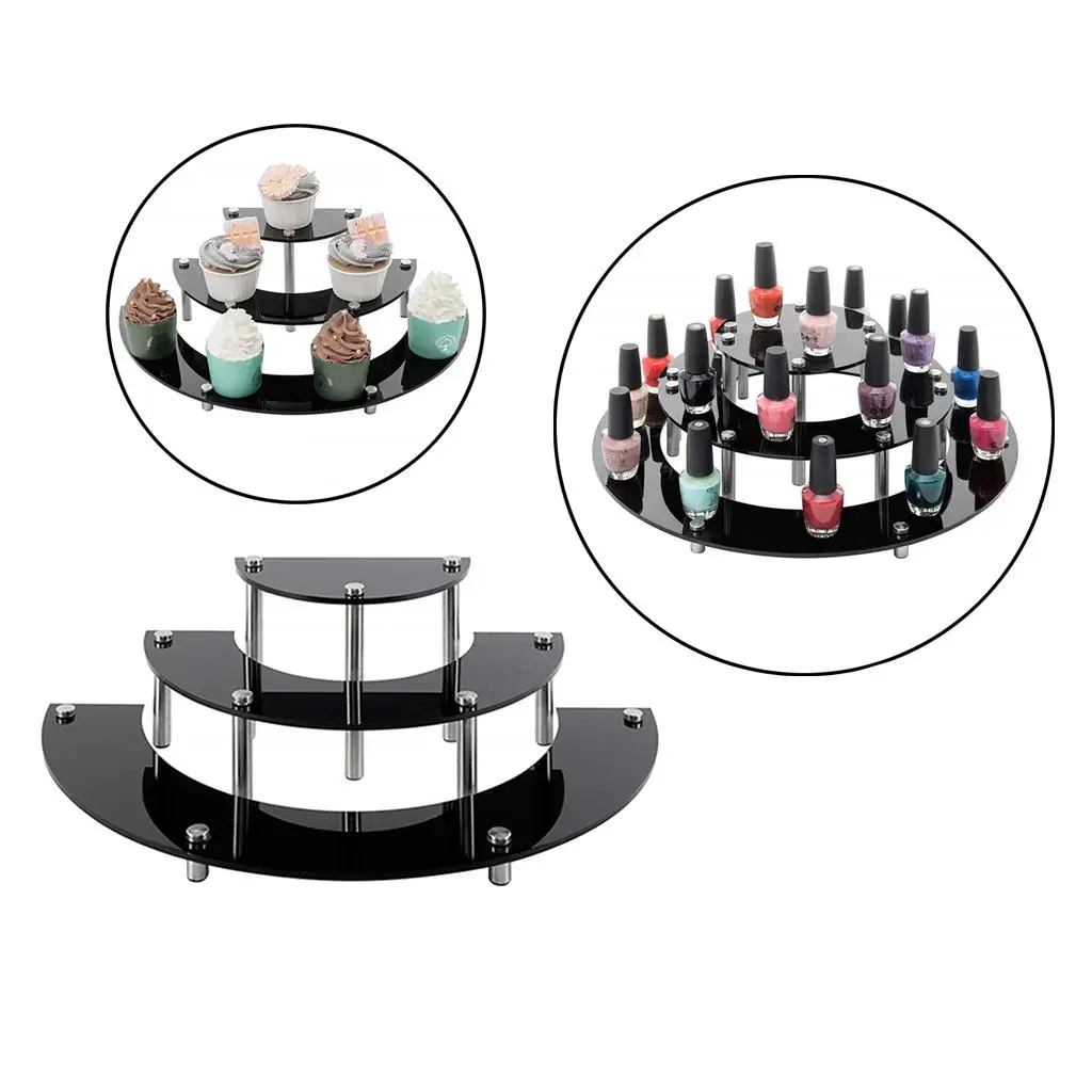 Acrylic Display Stand for Cupcake Perfume Glasses Cars Toy Varnish