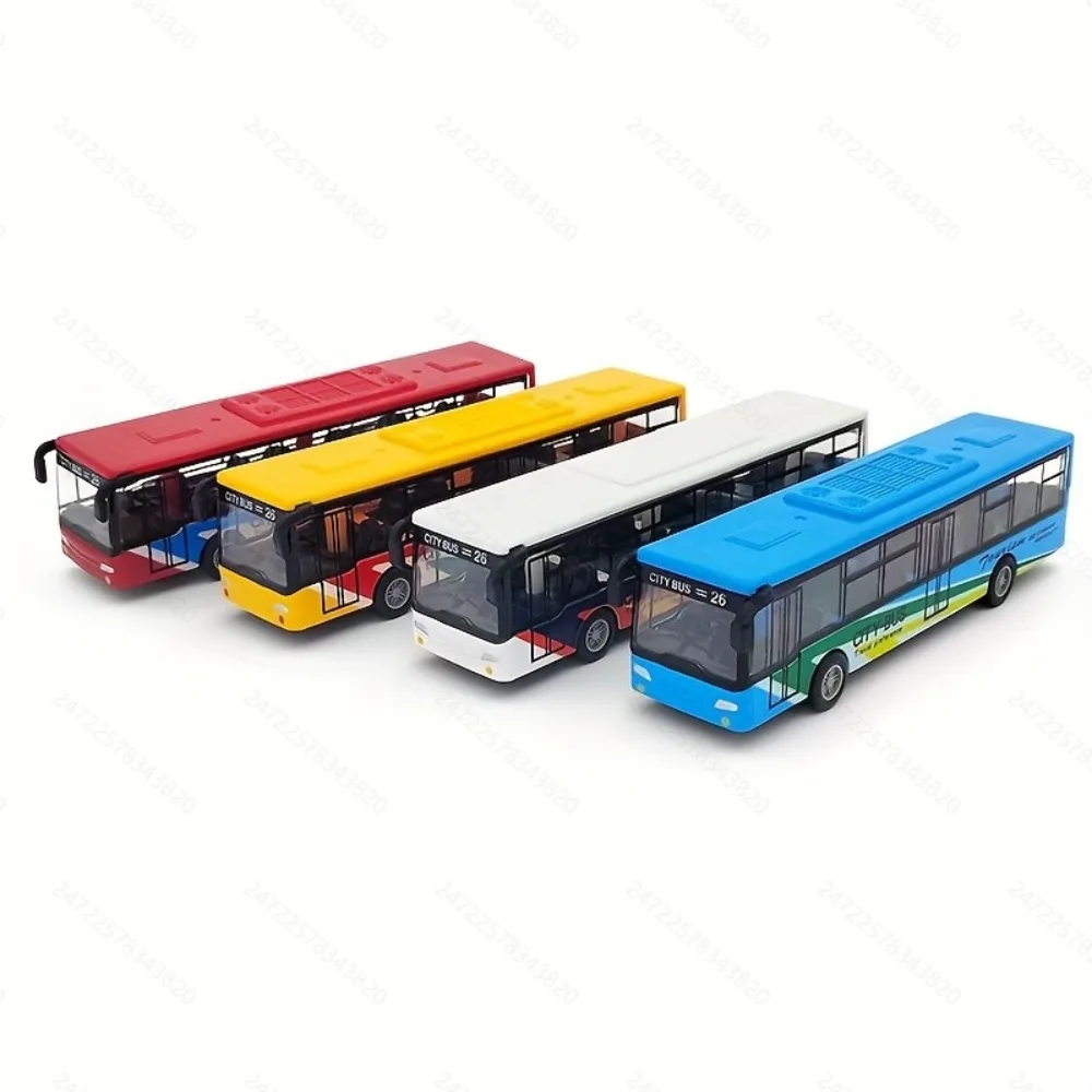 1pc Toy Bus, Lifelike Design with Moving Wheels, Small and Portable, for Travel Playtime Home Gift, suitable for gifting