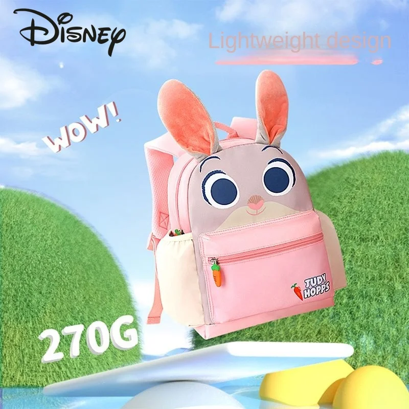 Disney New Girls' Backpack Fashion High Quality Children's Backpack Cartoon Small Fresh Versatile Lightweight Toy Storage Bag