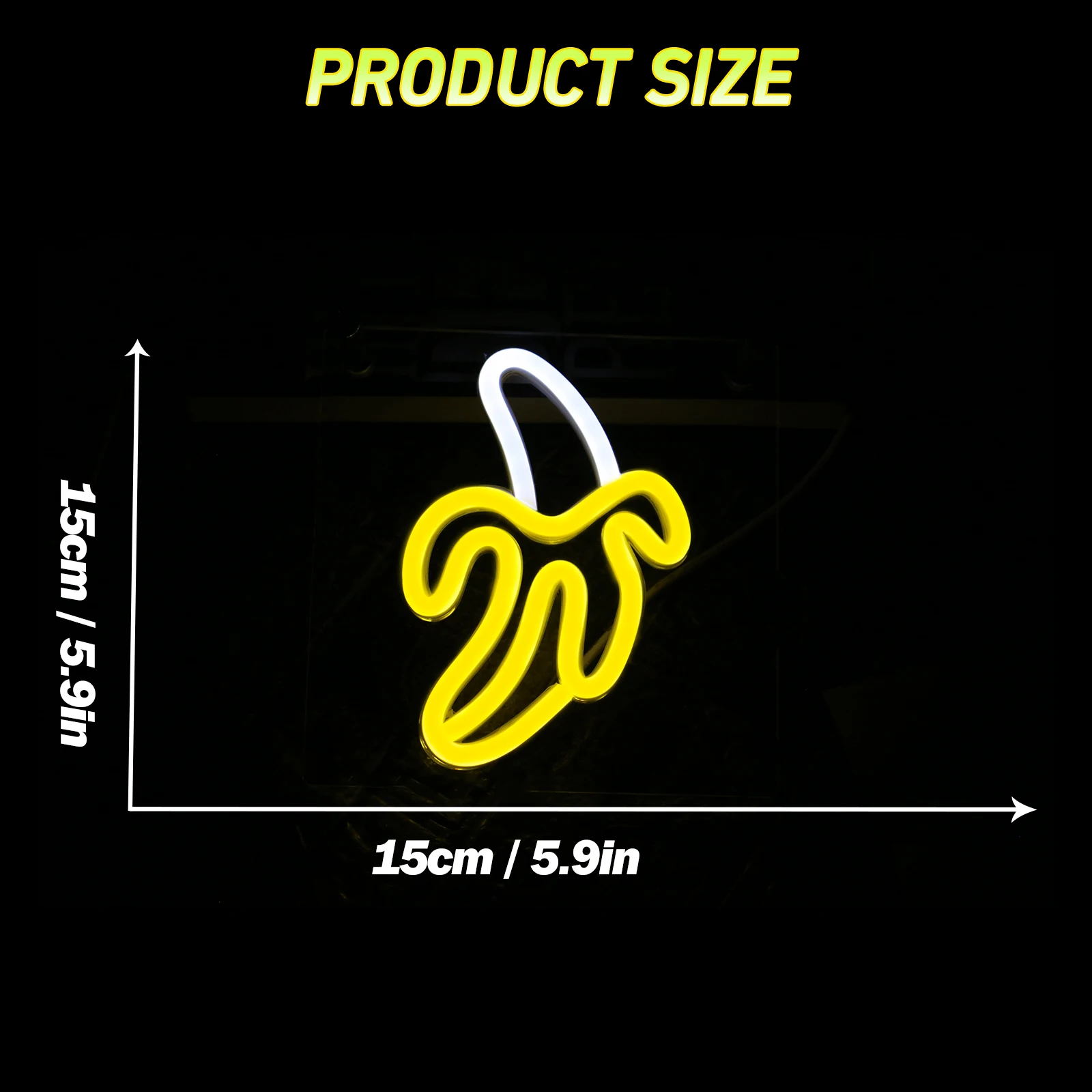 Banana Shape Neon Light Signs light with base Room hotel desk Decor Lamp LED Art Neon Night Lights Hanging Led Lamp for Party