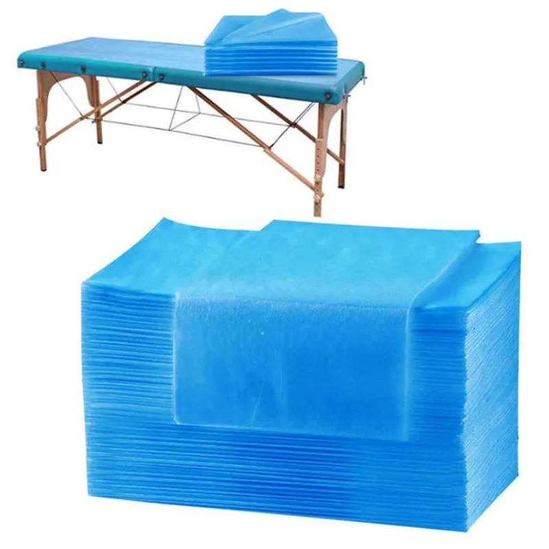 100pcs/set Disposable Salon Bed Sheets Non-Woven Fabric Waterproof Oil-Proof Massage Therapy Spa Beauty Treatment Sheets