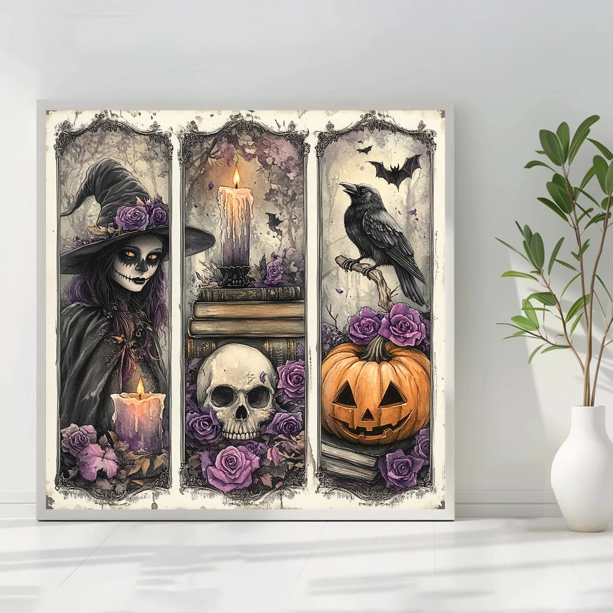 1 Stück 50x50 cm/19,69 Zoll, 11CT/14CT Kreuzstich-Set, DIY-Valentinstagsgeschenk, Stickerei-Set für Feste, Tiermotiv – Detail 3