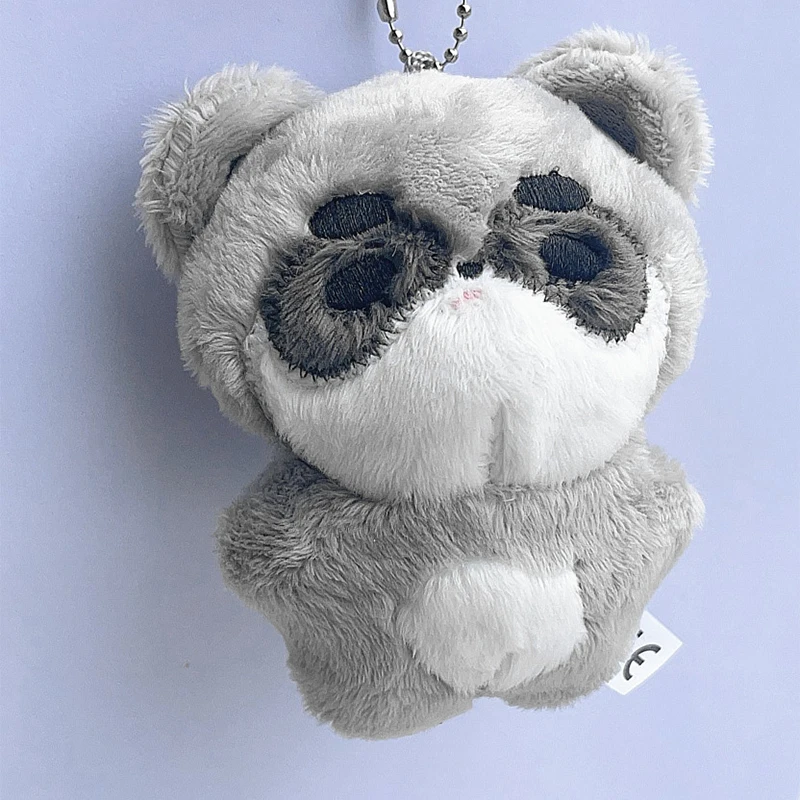 New Kpop SCOUPS Cartoon Kawaii Plush Keychain Cute Bear Bag Pendants Keychains Toys Soft Cotton Key Chain Girls Kids Gift 10cm