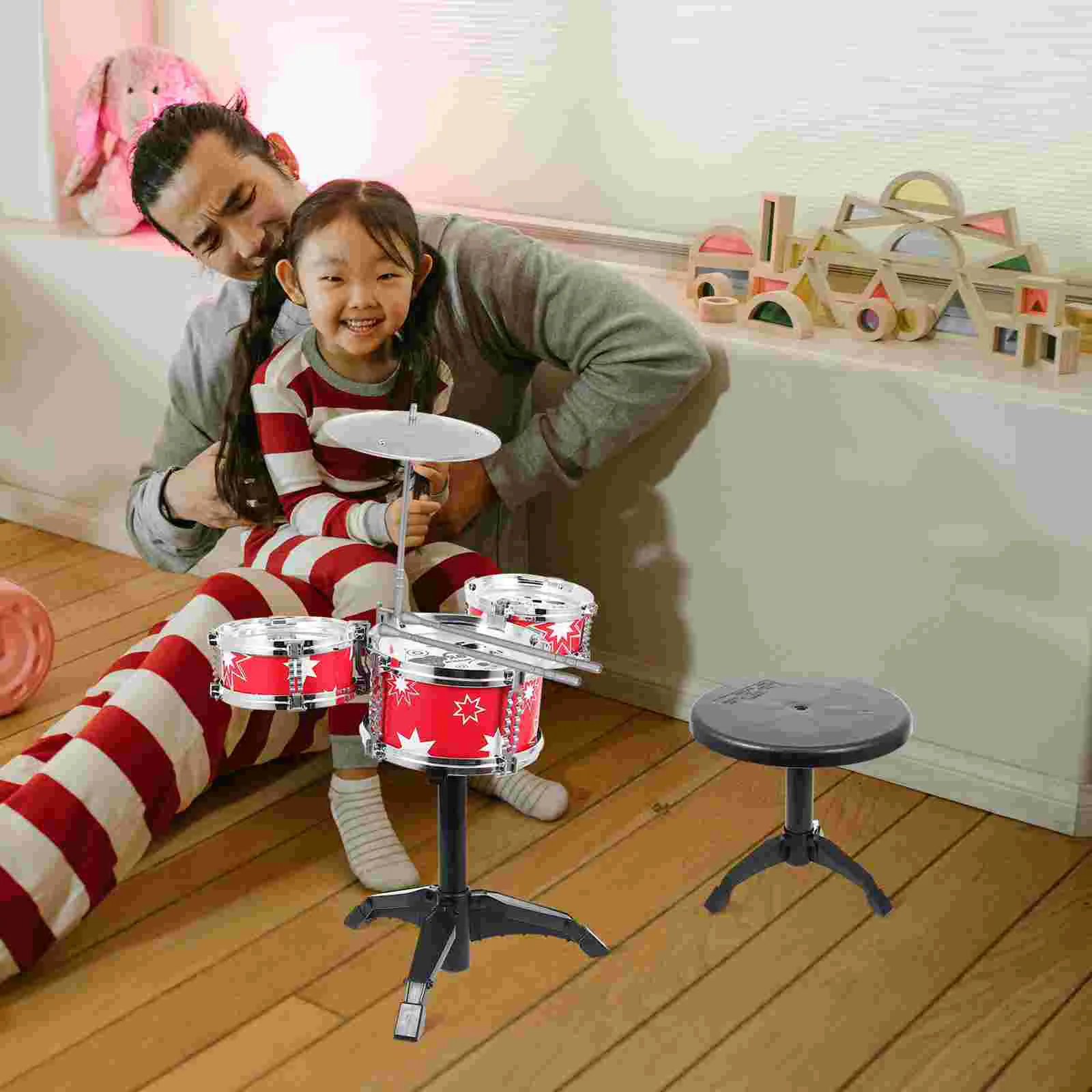 Children's Drum Kit Toddler Drums Toys for Infants Educational Kids Musical Instrument Baby