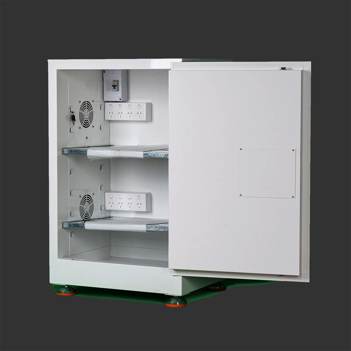 Explosion-proof double-layer battery charging safety locker waterproof outdoor safety battery cabinet