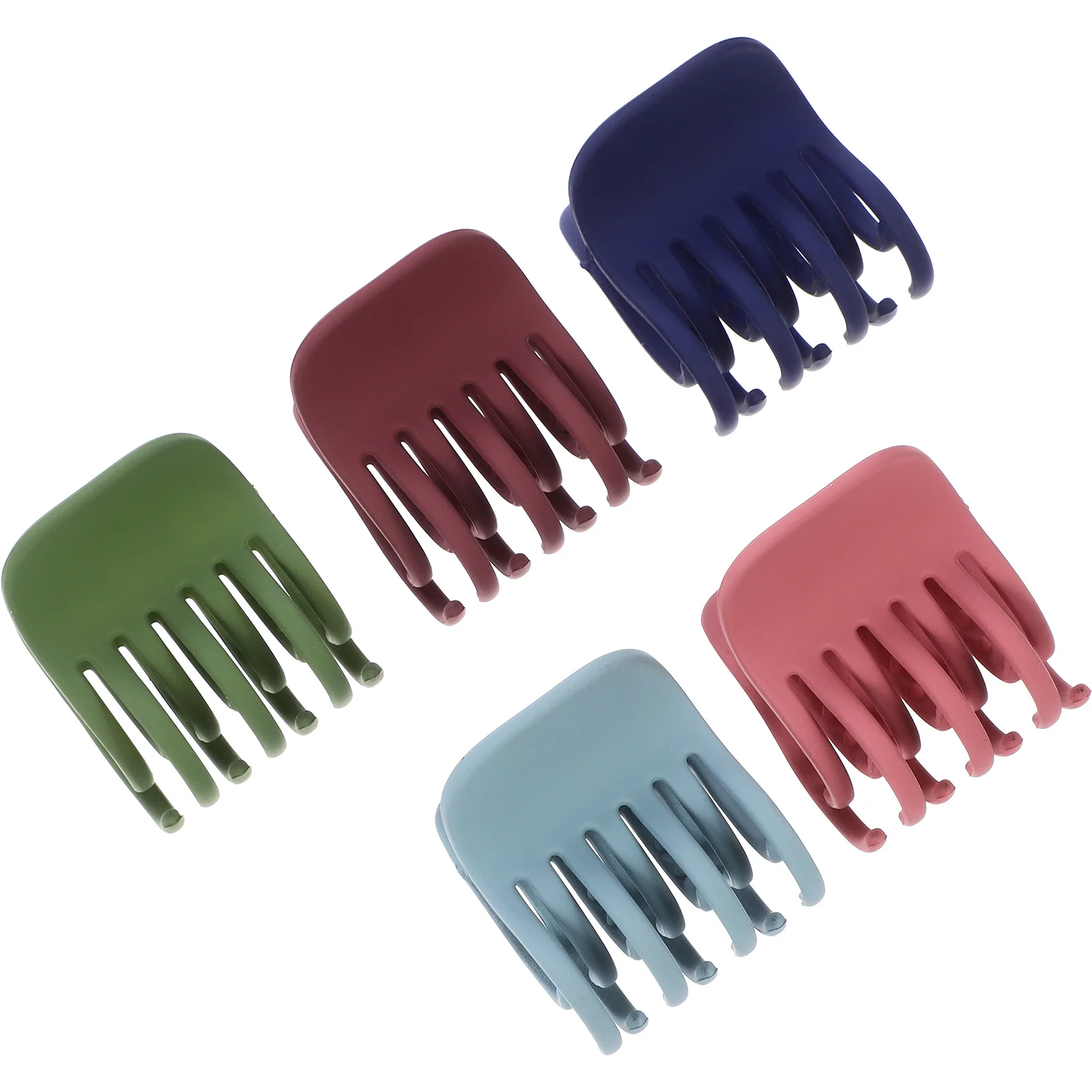 

5Pcs Matte Finish Claw Hair Clips for Women Stylish High Ponytail Holders Secure Grip Hair Jaw Clips Accessories