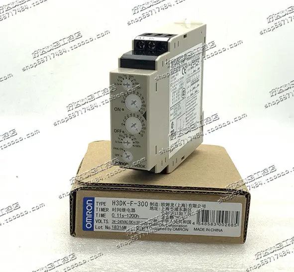 Genuine Brand New OMRON Solid State Timer H3DK-F, H3DK-F-300, H3DK-G, In Stock
