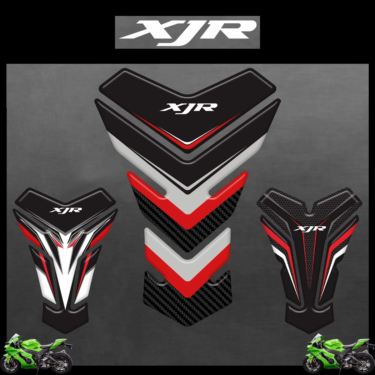 

3D Motorcycle Tank Pad Protector Stickers For Yamaha XJR1300 XJR400 XJR1200 XJR600