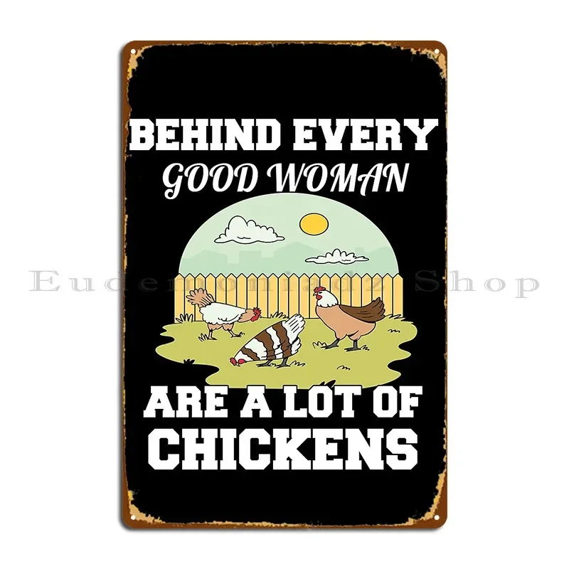 

Забавная саркастическая надпись за каждыми хорошими женщинами, много куриков, металлическая вывеска, фреска для гаража, дизайнерский настенный декор, жестяная вывеска, плакат