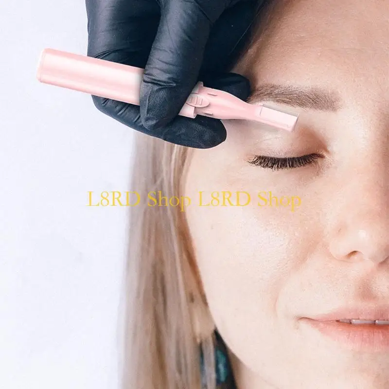 L8rd Pijnloze precisies wenkbrauw Shaper, wenkbrauw haar trimmer haarverwijderaar scheermessen voor gezicht kinhals, bovenlip