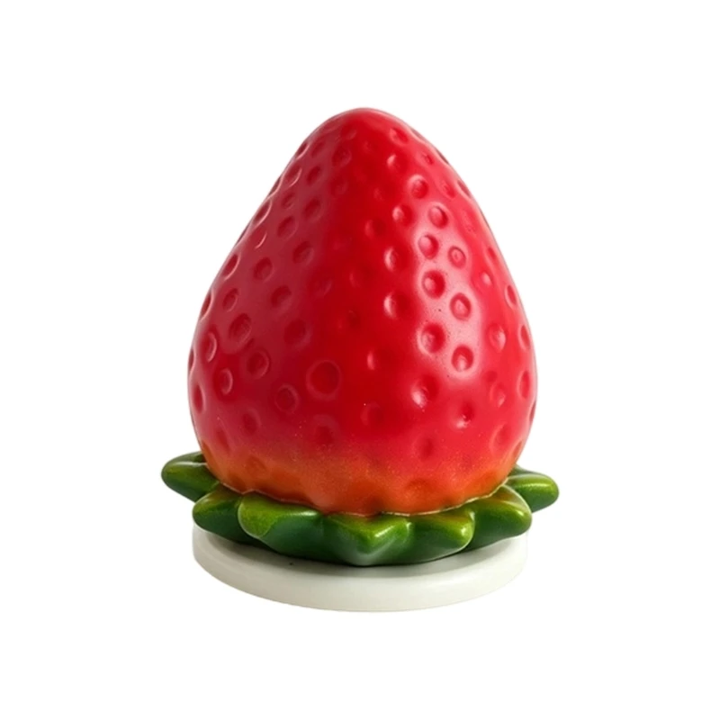 Fruit-Style Pick Case with Rubber Build, Dining Table Accent Piece for Desk Display, Coffee Table Display, Guest Service, D2RD