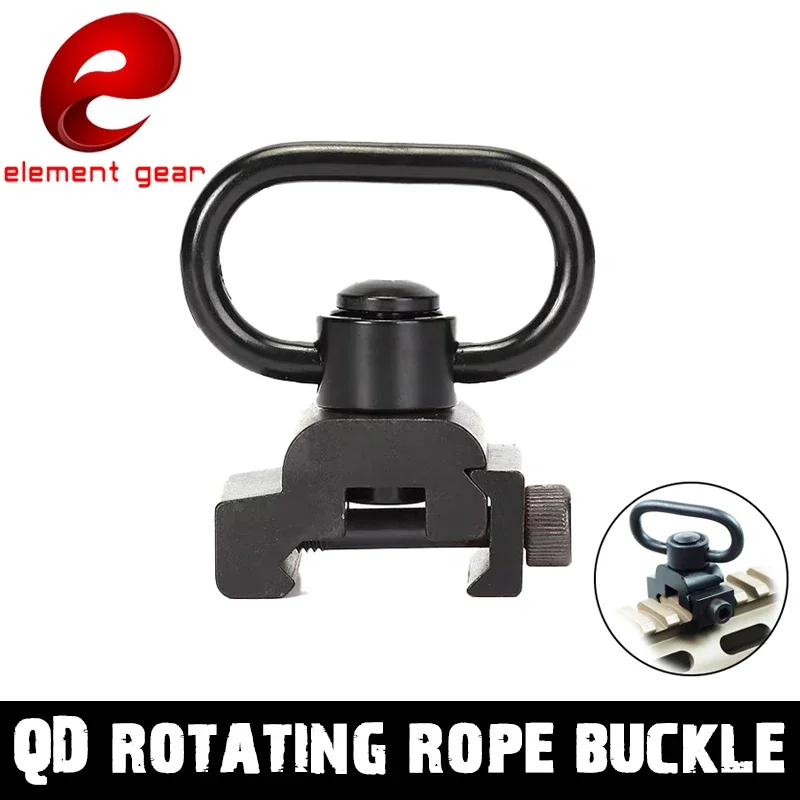 ELEMENT GEAR Quick Release Buckle Sling Adapter Ring QD Swivel Mount Push Button 1-1/4