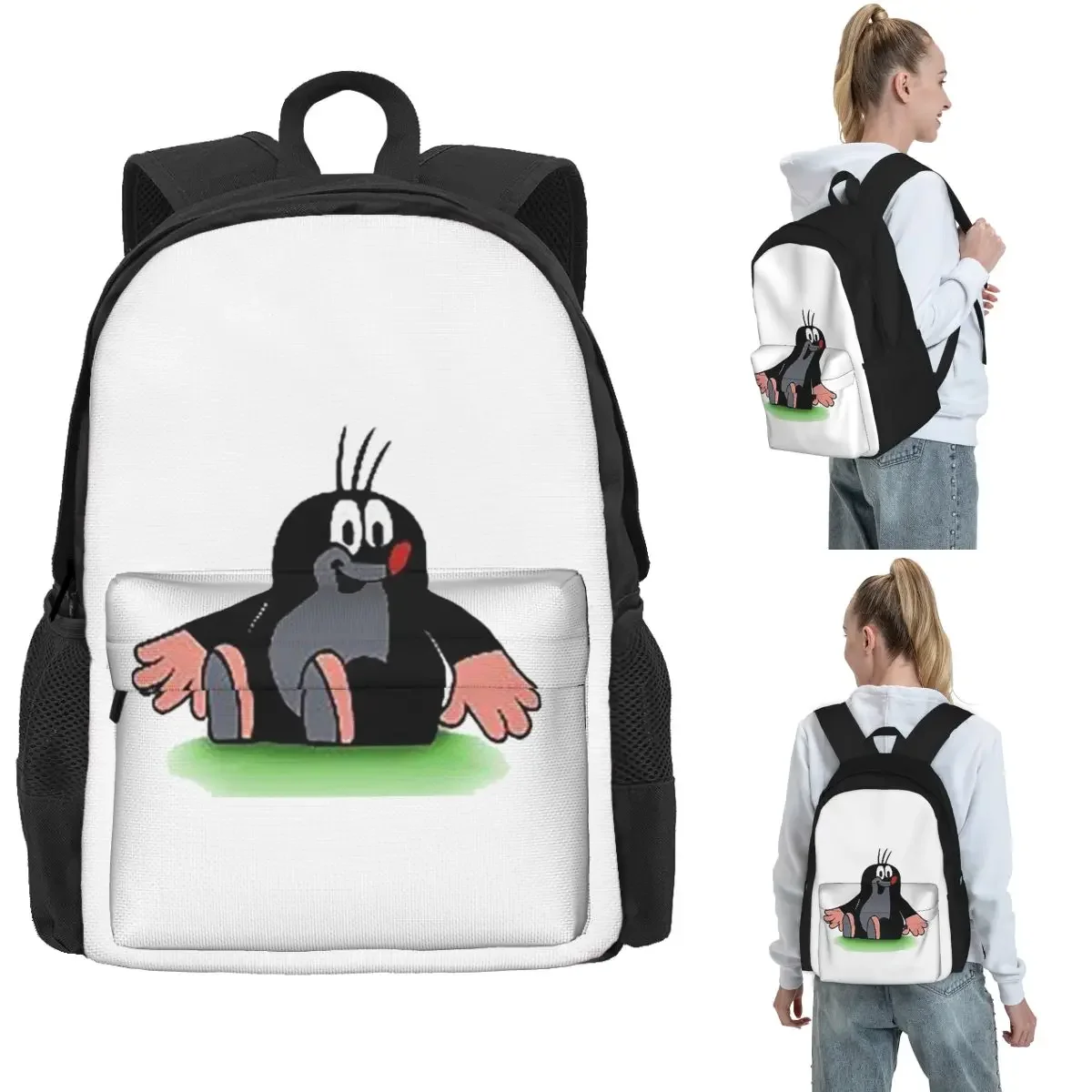 Mole Happy Krtek Backpack Hot Sale Daypack Large Capacity Kids BookBag School Bag Shoulder Bags for Men Women