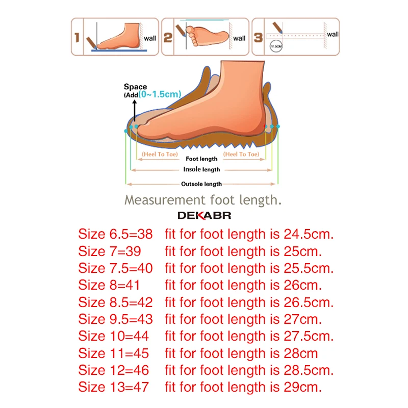 DEKABR Men High Quality Leather Loafers Men Casual Shoes Moccasins Slip On Flats Fashion Men Shoes Male Driving Shoes Size 38-47