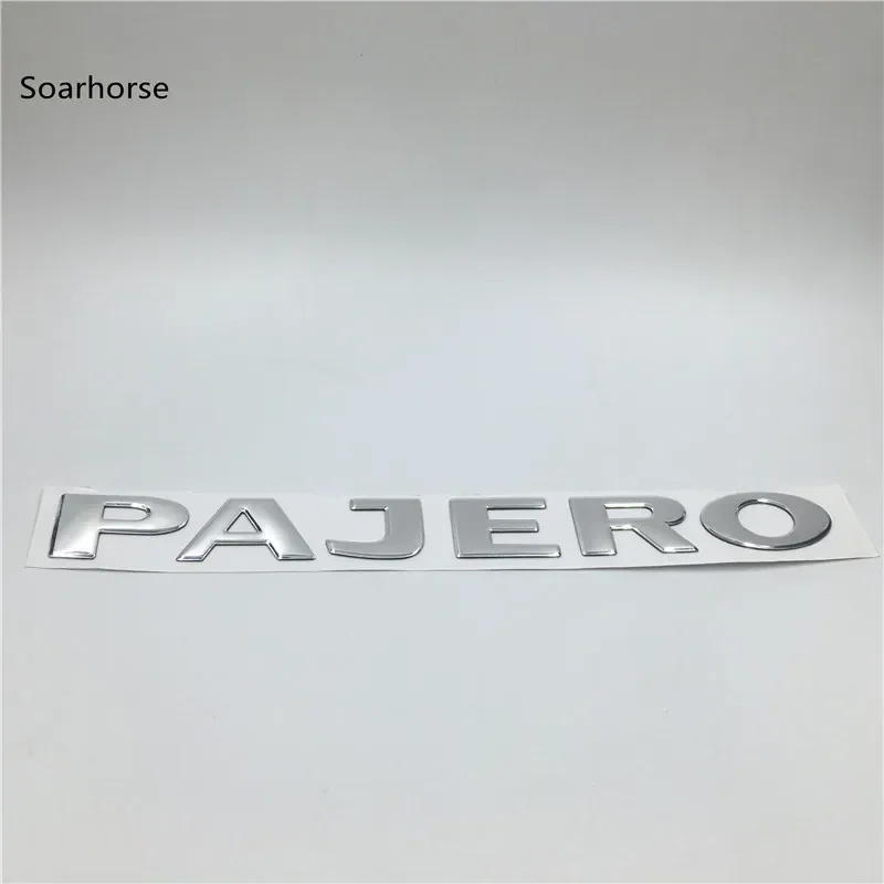 For Pajero Letters Rear Trunk Emblems Badges Tail Logo Sticker 220*24mm