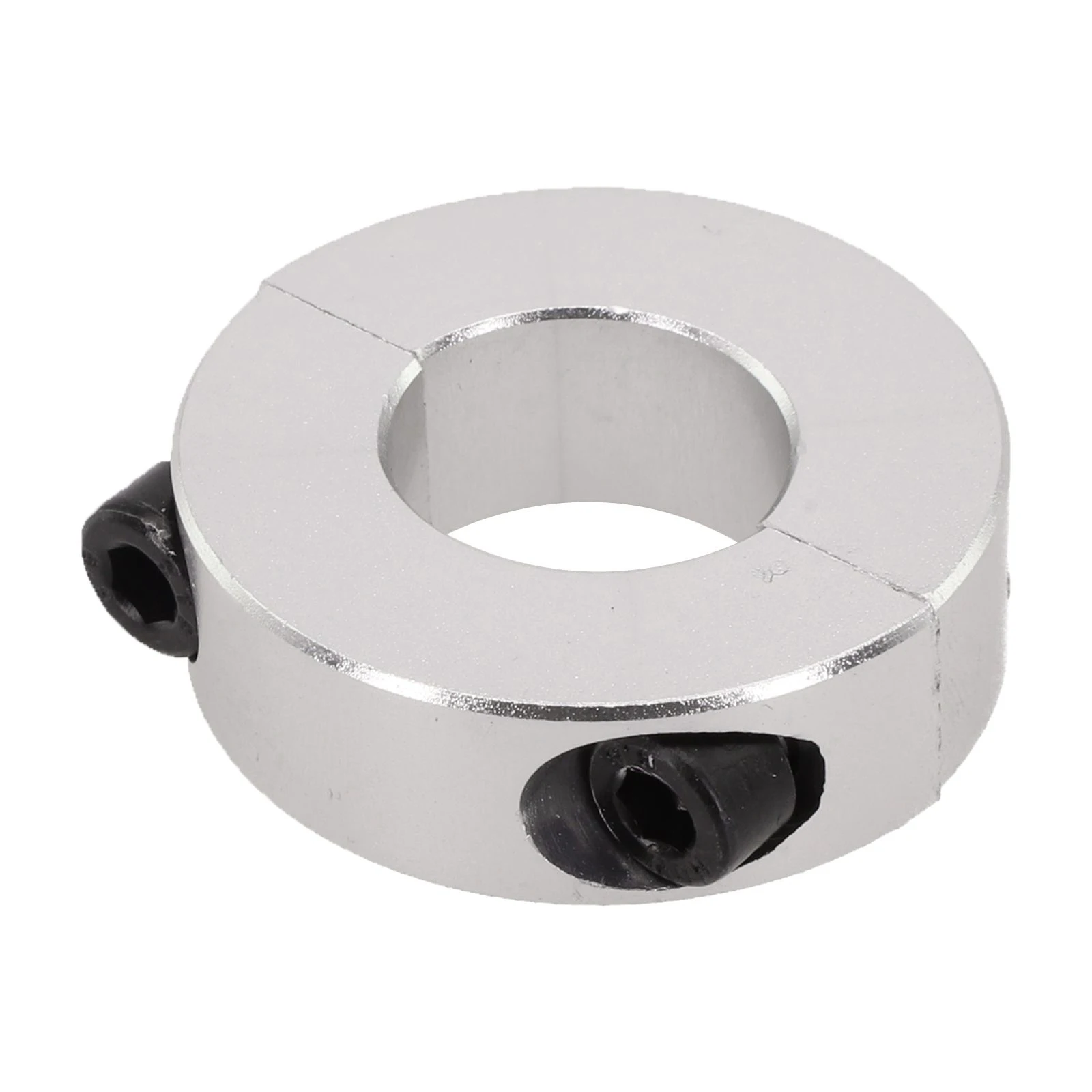 Aluminum Split Shaft Collar for 12-38mm Shafts with Two-Piece Clamping Mechanism Suitable for Industrial and DIY Projects
