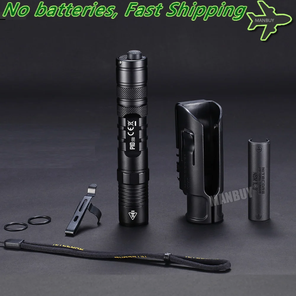 Nitecore 1100 Lumens P10v2 Tactical LED EDC Flashlight STROBE READY Aluminum Alloy Waterproof Torch Hiking Bicycle Wholesale