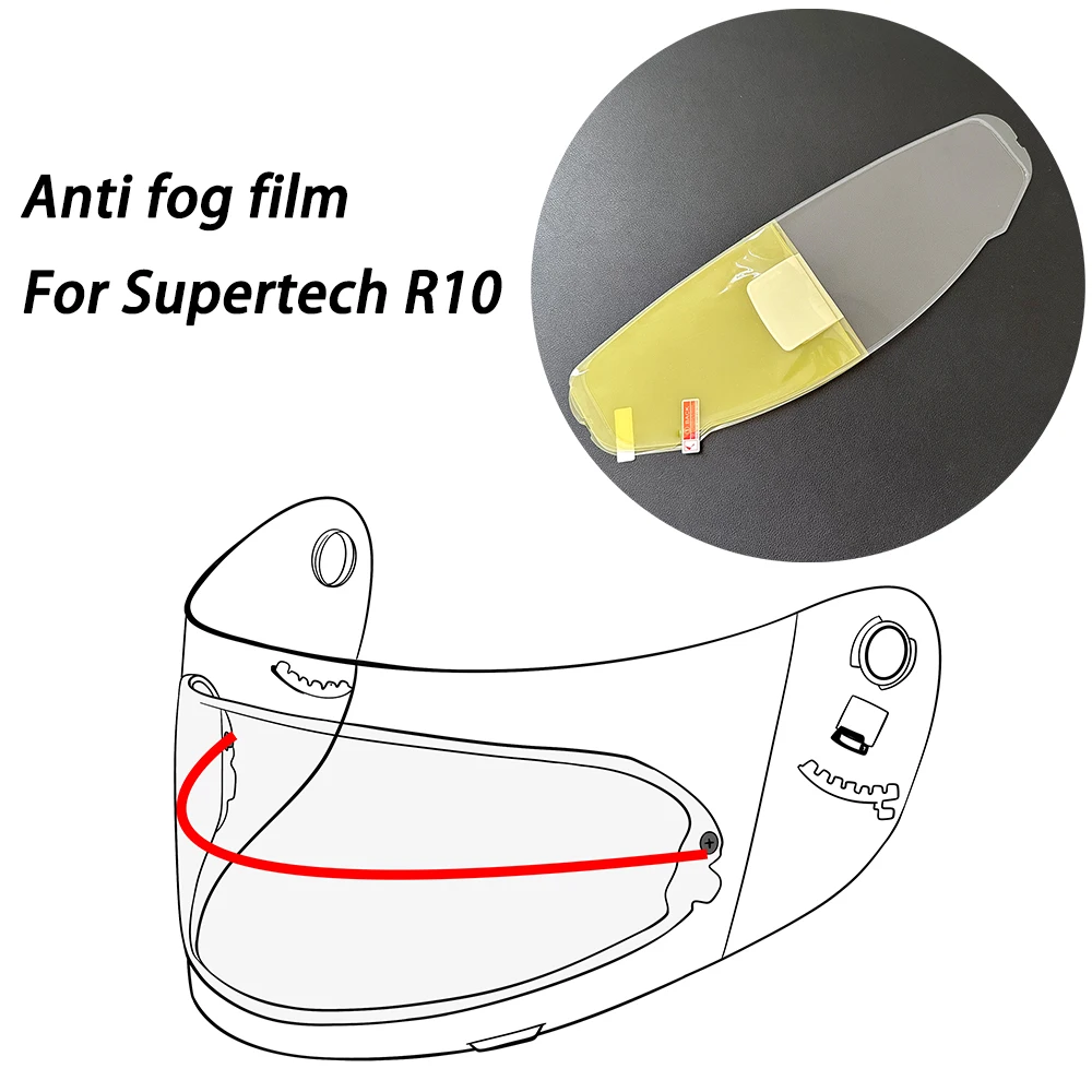 

Motorcycle Helmet Anti Fog Film for Alpinestars Supertech R10 Visor Anti Fog Film Helmets Accessories