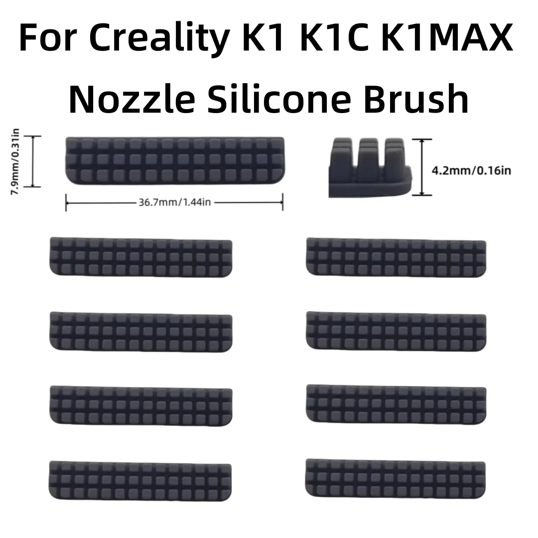 For Creality K1 K1C K1MAX Nozzle Silicone Brush 3D Printer Nozzle Cleaner Tool for K1 Series 3D Printer