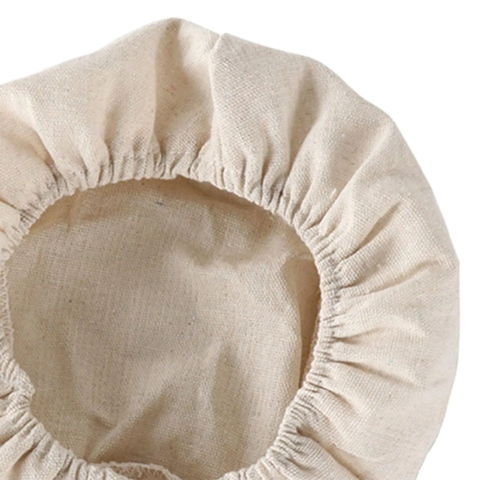 Bread Basket Liner Cotton Linen Round Proofing Cloth Nonstick Baking Cover for Kitchen Dough Fermentation Tool
