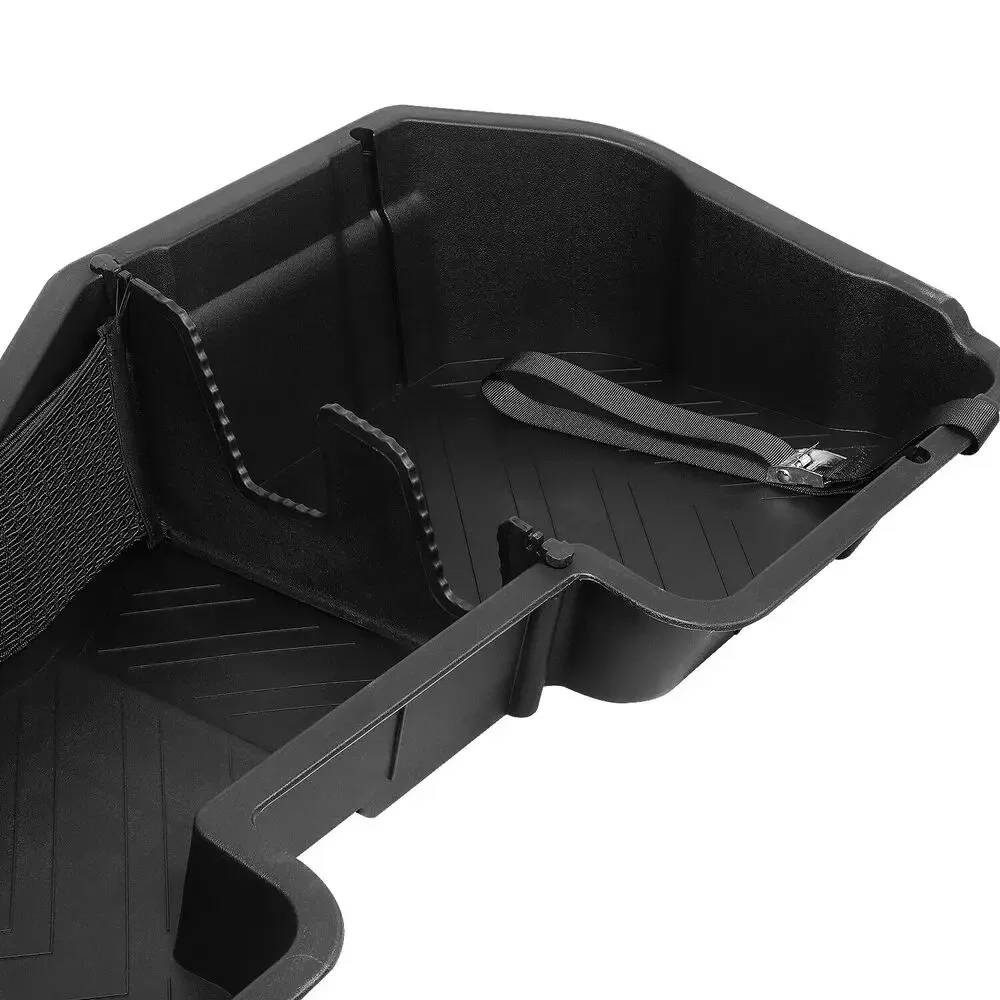 US REAR UNDER SEAT STORAGE TOOL BOX ORGANIZER FOR 07 08 09 10 11 12 13 14 15 16 17 18 19 SIERRA SILVERADO CREW CAB