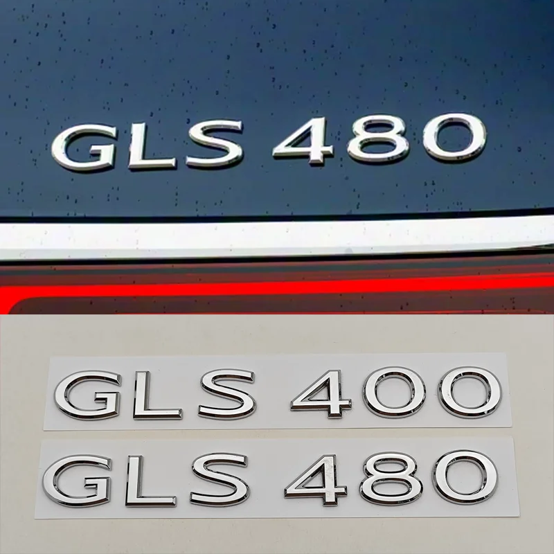 

НОВЫЙ 3D ABS автомобильный логотип с буквами GLS400 GLS480 GLS600, наклейка на задний багажник для Mercedes Benz MAYBACH Class X167, автоаксессуары