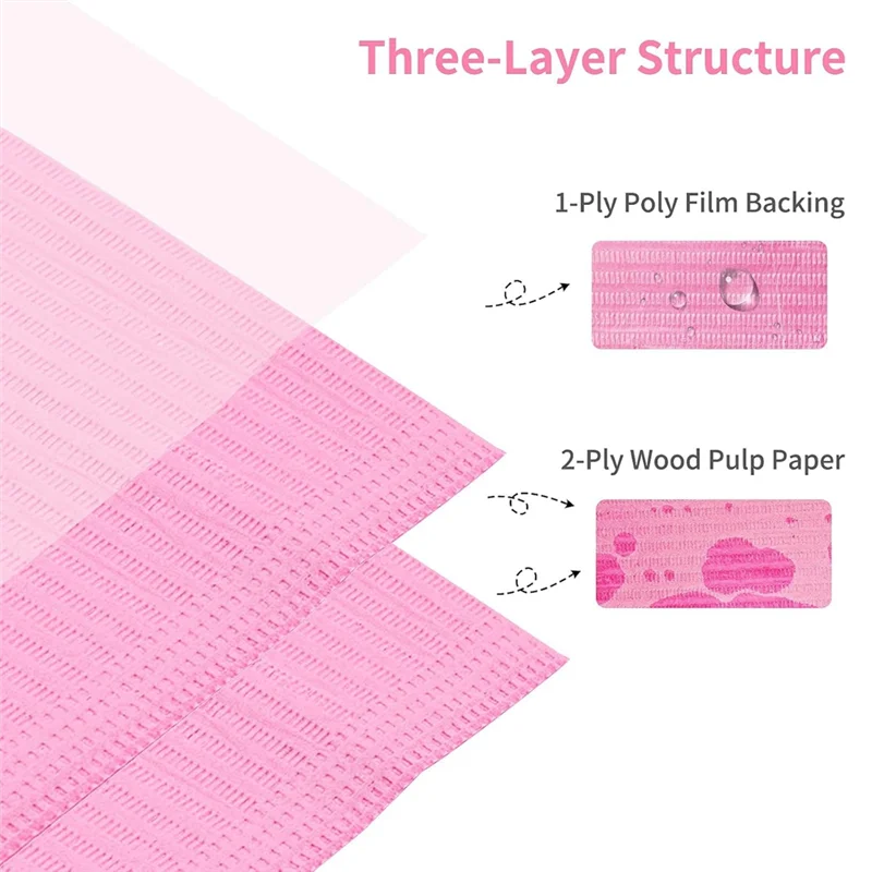 TKOH-alfombrillas plegables para uñas desechables, 125 Uds., toallas de papel para uñas, hojas de práctica de mesa acrílicas para mesas de salón de uñas