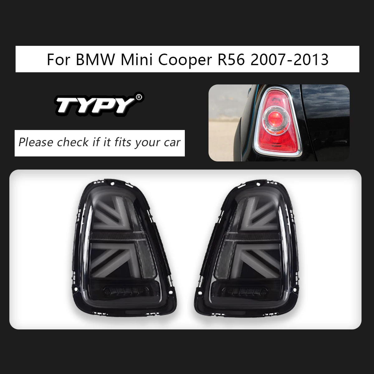 並行輸入品 BMW MINI COOPER用ブレーキLED テールライト ブレーキ 