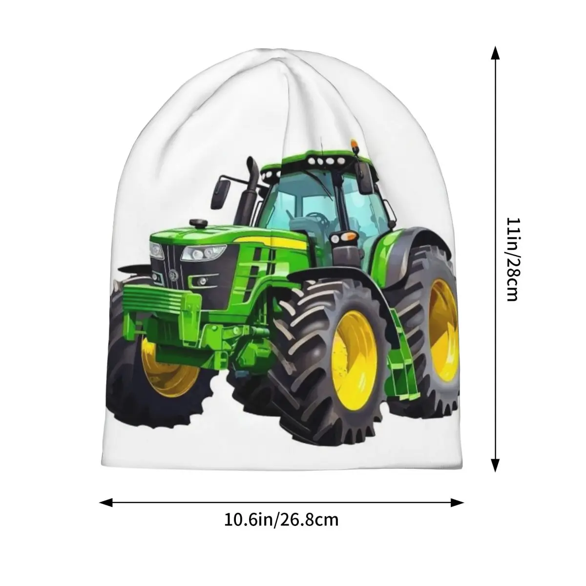 Tractor Men Women Adult Beanies Caps Knitting Bonnet Hat Warm Fashion Autumn Winter Outdoor Skullies Hats