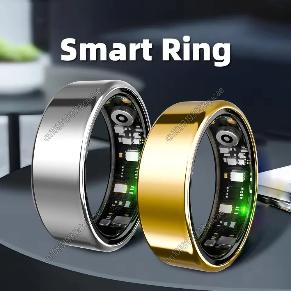 

Смарт-кольцо IP68 Водонепроницаемое пульсометр, кислород в крови, кровяное давление и мониторинг здоровья сна, удаленный уход, мужское и женское кольцо, подарки