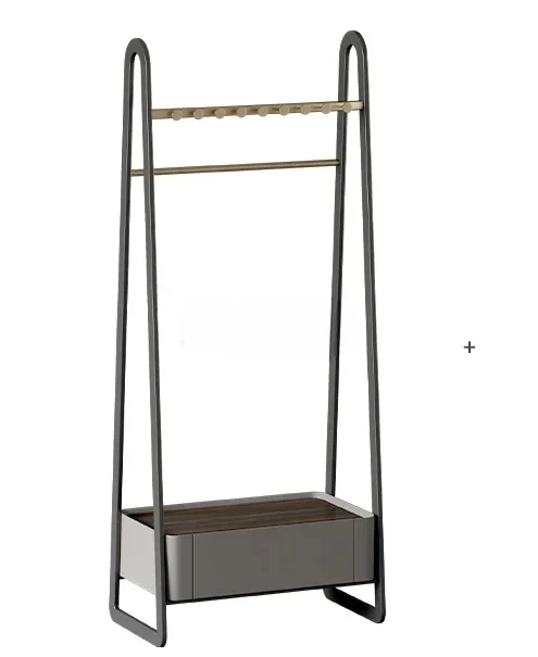 

Living room entrance household hanger bedroom bedside light luxury multi-functional floor coat rack